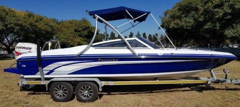 2013 Panache 2250 with 250hp Evinrude E-Tec H.O