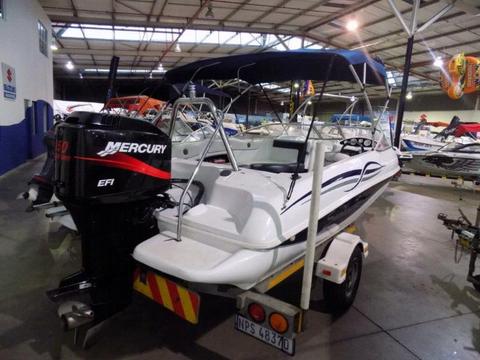 SUNDOWNER 190 WITH MERCURY 150 HP ELECTRONIC FUEL INJECTION