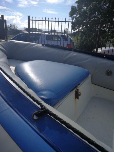 Rubberduck Boat, Mercury 55hp motor