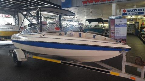 Raven elite 16ft with 115hp Johnson