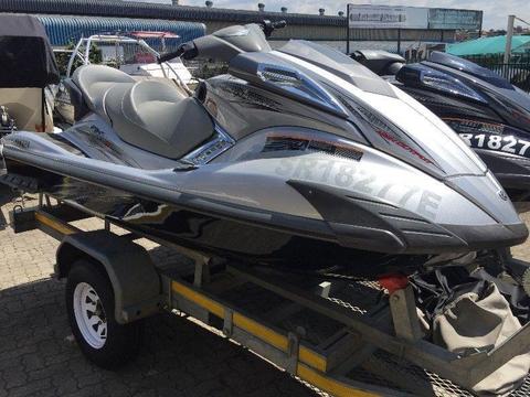 2009 Yamaha FX 1800 Cruiser HO JetSki on trailer with COF and safety equipment - excellent condition