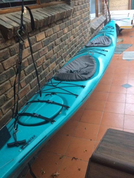 Imported Tandem Kayak, excellent condition