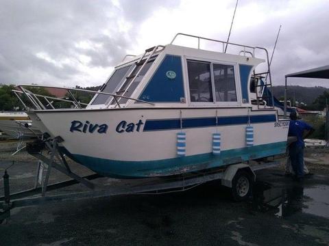 Riva Cat Day Boat with 60HP Mercury Fourstroke