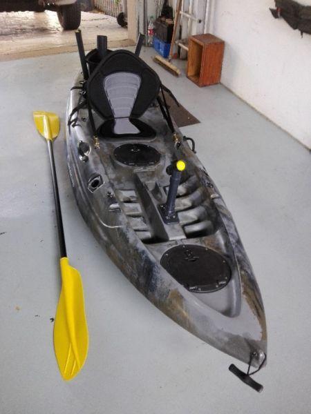 Seak Rapid 1 Person Kayak, Seat, and Paddle