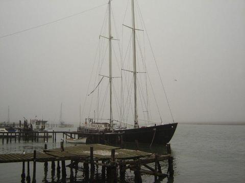 78 ft steel Staysail Schooner