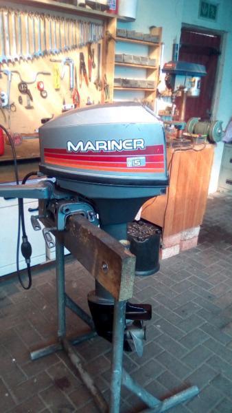 15 Hp Mariner outboard motor for sale