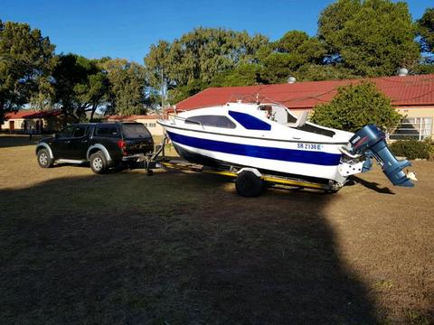 21ft Seaworthy Cabin boat