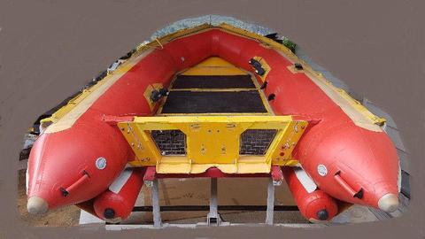 GEMINI 420 GRX Inflatable Boat with Hi-Jackers