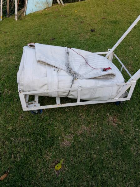 Four castor wheel trolley