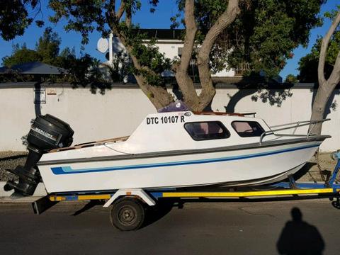 Cabin Cruiser and 75Hp T/T