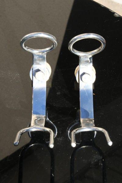Stainless boat rod holders
