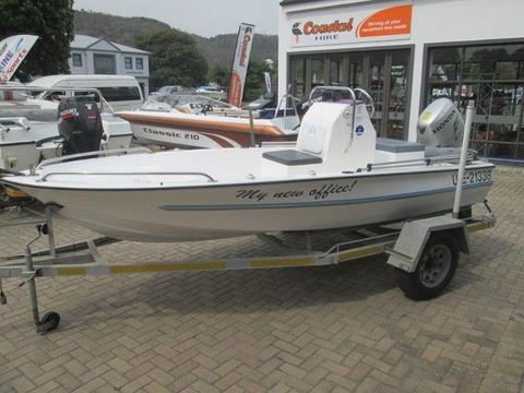 15FT African Skiff with 50HP Honda Four Stroke Engine