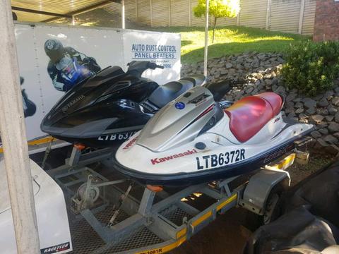 Selling my jetskis with RMR trailer