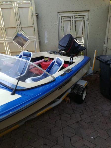 Boat For Sale with 50 hp Mercury outboard