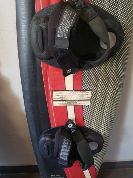 Eclipse wakeboard and bindings . Can be delivered
