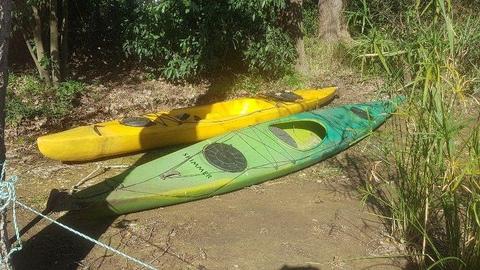 2 Kayaks, ideal for lake, river or sea