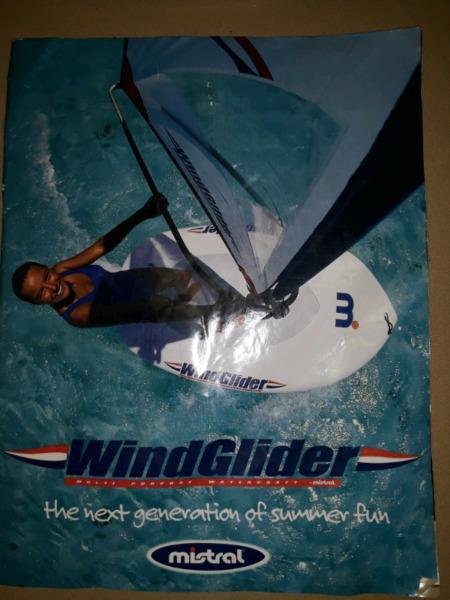 Mistral Windglider multi-purpose windsurfer/ SUP/ or tow behind boat
