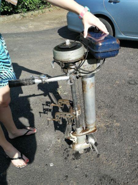 1970's 4HP long shaft Silver Seagull outboard motor