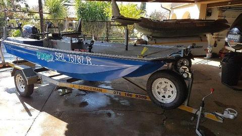 Tug 20 (2008 Model) with a 15hp Yamaha(2014 Model) 2Stroke Outboard