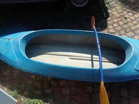 Second hand Kayak with ore