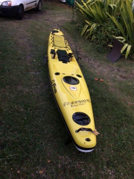 Macski kingfisher fishing kayak for sale good condition R5000 negotiable