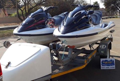 Duel Pair Yamaha Waverunner GP 1200 XLT Ski’s