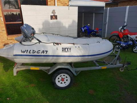 3 meter wild cat semi rigid rubberduck for sale