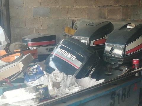 Various outboard motors-Stripping for parts