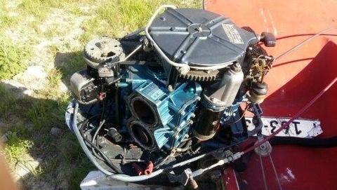 Boat with motor