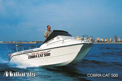 NEW 2018 Mallards Cobra Cat 500 boat complete with Twin 60HP YAMAHA'S