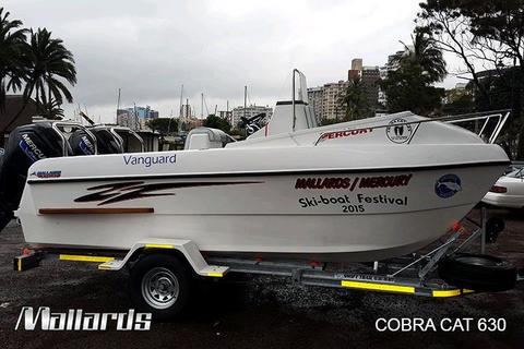 NEW Mallards Cobra Cat 630CC boat complete with Twin F100 YAMAHA'S