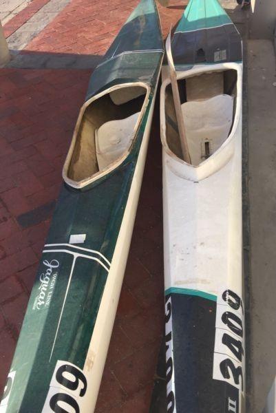 Canoes for sale, both for R3000