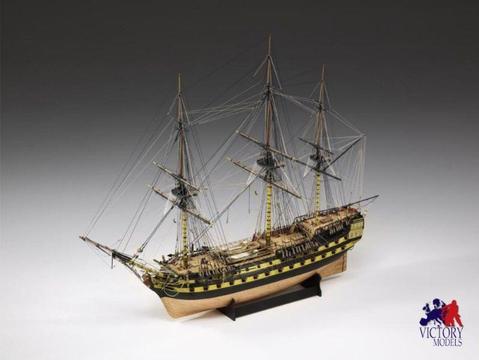 Amati wooden Victory Model kit of the H.M.S. Vanguard