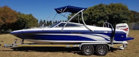 2013 Panache 2250 with 250hp Evinrude E-Tec H.O