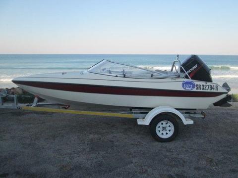 Raven Elite with 115hp Mercury