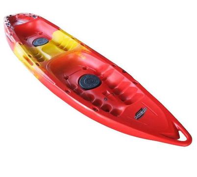 2 seater kayak with seats and paddles