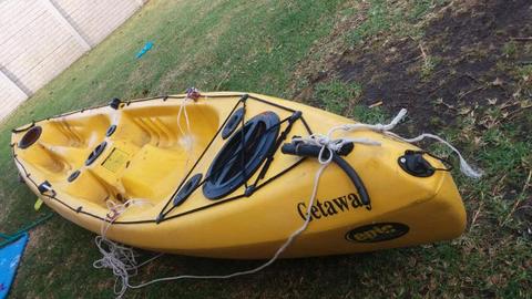 Kayak with carrier