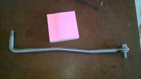 Outboard motor steering rod