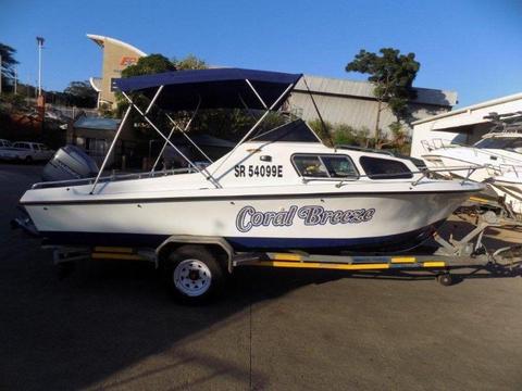 baronet 21ft wet deck cabin