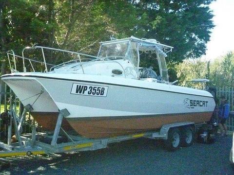 SEACAT 800 (8m) WITH 2 X 200HP SUZUKIS