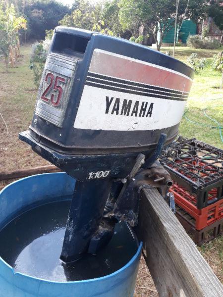 Yamaha 25 hp outboard motor