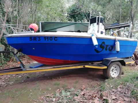 Navarone on trailer