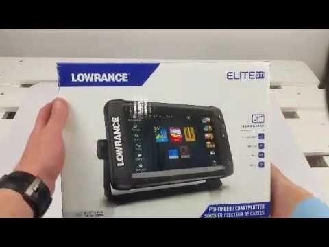 LOWRANCE ELITE 9TI WITH TOTAL SCAN TRANSDUCER