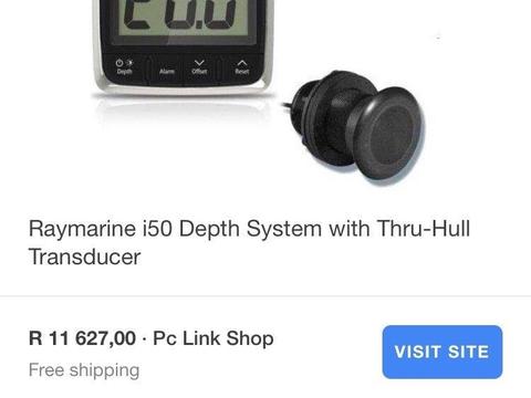 Raymarine i50 Depth System with thru-hull transducer