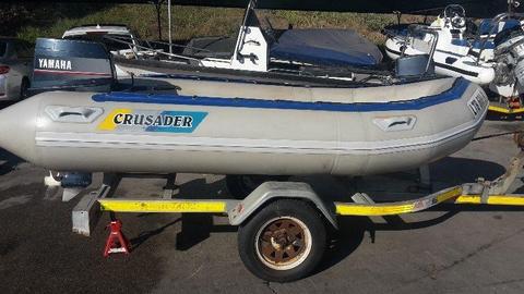 crusader 3,9 on trailer 30 hp yamaha 3 cyclinder tiller arm !!!!!!!!!!!!!!!