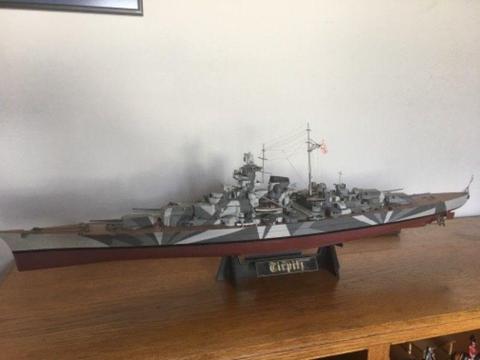 Model of the Tirpits battle ship