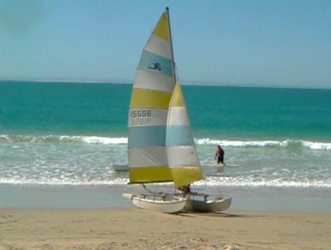 Hobie 16 for sale on a licenced galvanized trailer for only R12700