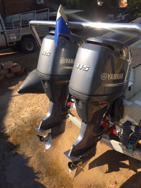 Yamaha 4 stroke 115hp XL motors