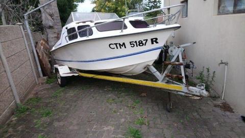 Caliber cabin boat