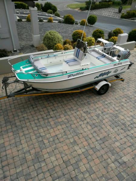 Skicraft 15ft Cat with 2 x 40hp Mariner